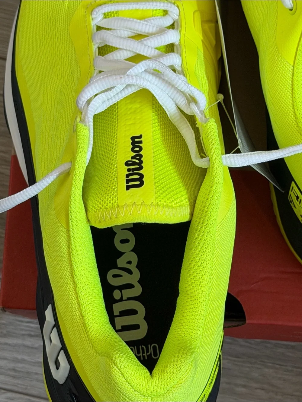 Wilson Rush Pro 4.0 Men's Tennis Shoes - Yellow/Black/White